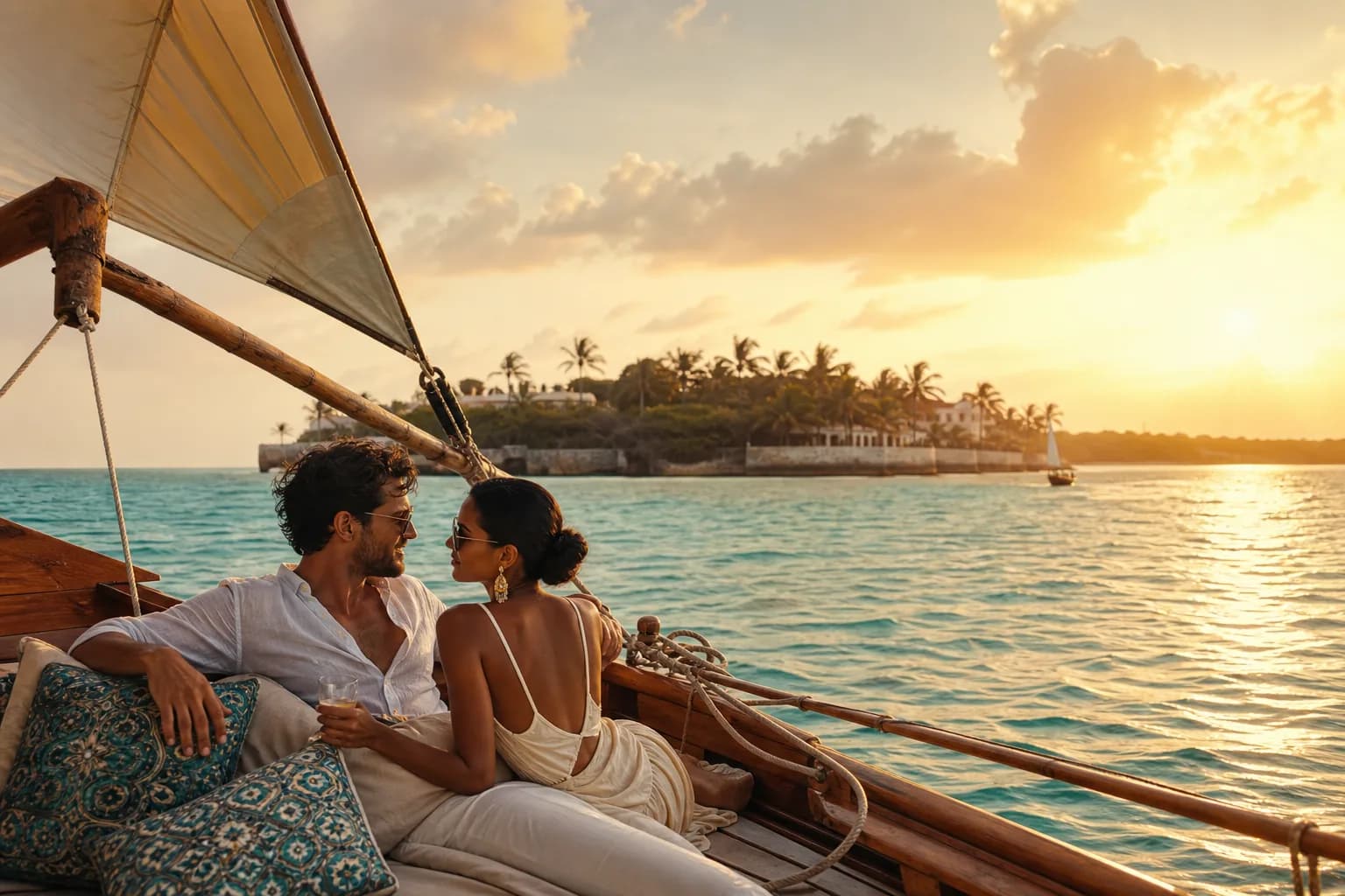 Exclusive premium tourism and luxury tropical lifestyle in Zanzibar